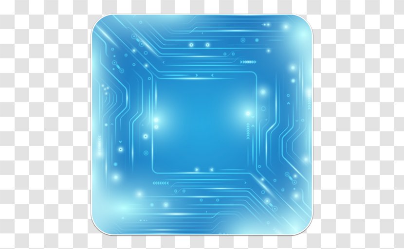 Blue High Tech Clip Art - Rectangle - Aqua Transparent PNG