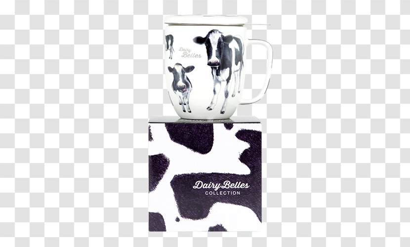 Tea Mug Infuser Coffee Bone China - Dairy Products - Holstein Friesian Cattle Transparent PNG