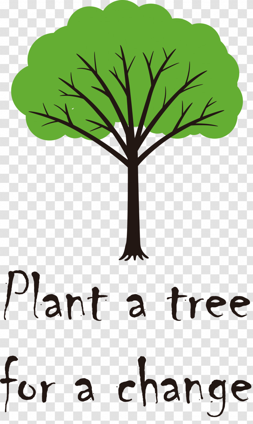 Plant A Tree For A Change Arbor Day Transparent PNG