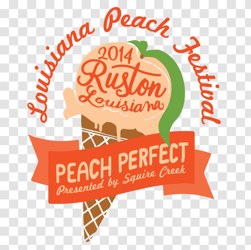 Louisiana Peach Festival Logo Poster Label - Area - Food Transparent PNG