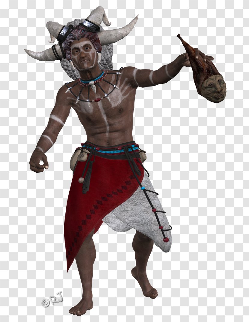 Costume Character Muscle Fiction - Figurine - Witch Doctor Transparent PNG