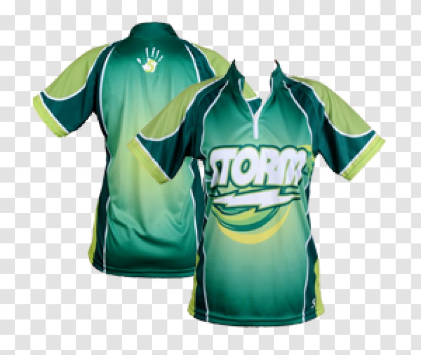 Sports Fan Jersey T-shirt Sleeve Uniform - Brand - Storm Bowling Shirts Transparent PNG