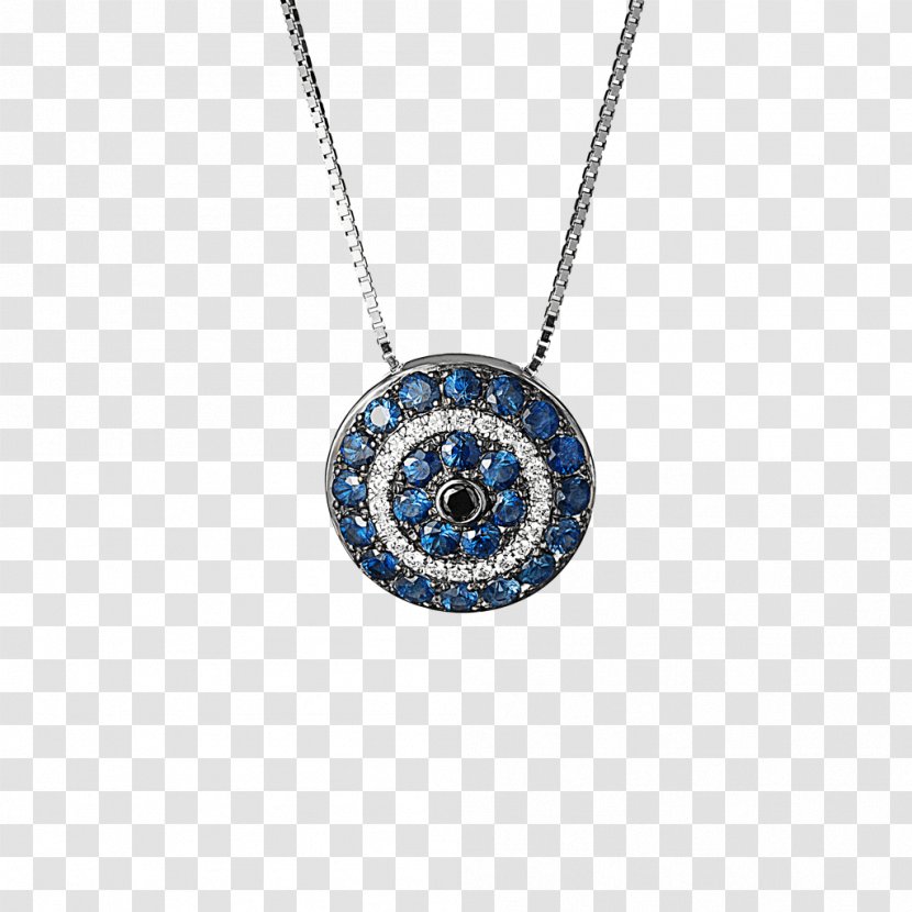 Locket Cobalt Blue Necklace Sapphire Jewellery - Gemstone Transparent PNG