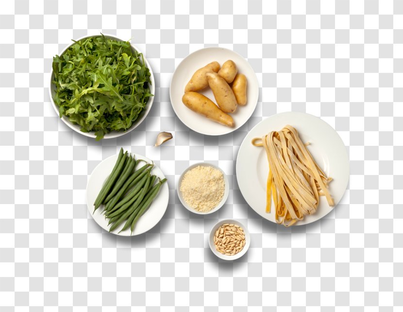 Pesto Pasta Recipe Leaf Vegetable Antipasto - Potato - Fresh Garlic Transparent PNG