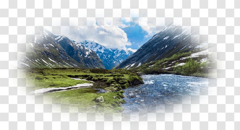 Landscape River Mountain Fjord Nature Story - Sky Transparent PNG