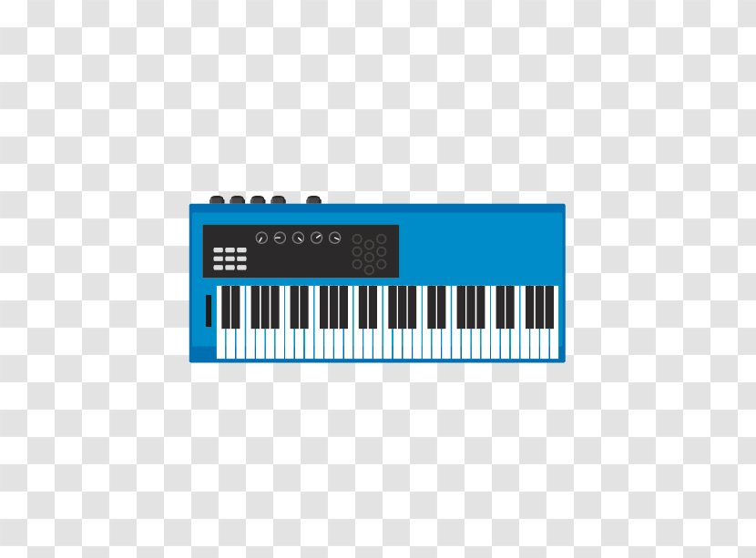 Digital Piano Electronic Keyboard Electric Musical Cartoon Transparent PNG