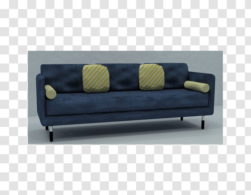 Sofa Bed Couch Futon Cobalt Blue - Modern Transparent PNG