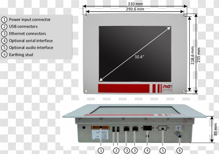 Display Device Panel PC Computer Monitors Embedded System - Transport Transparent PNG