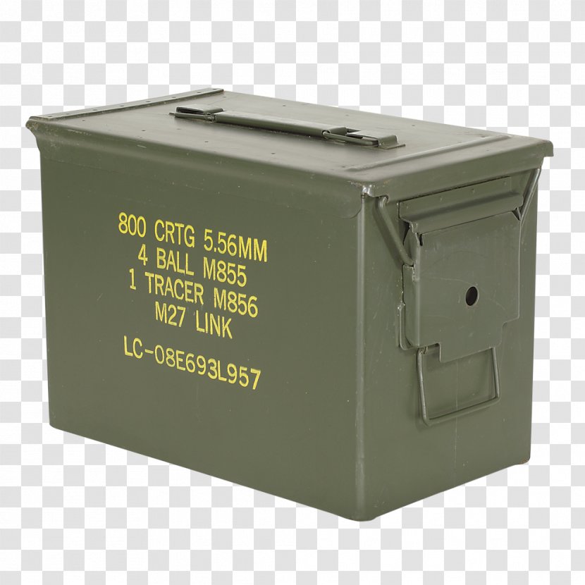 Ammunition Box .30 Carbine .50 BMG Caliber - 30 Transparent PNG