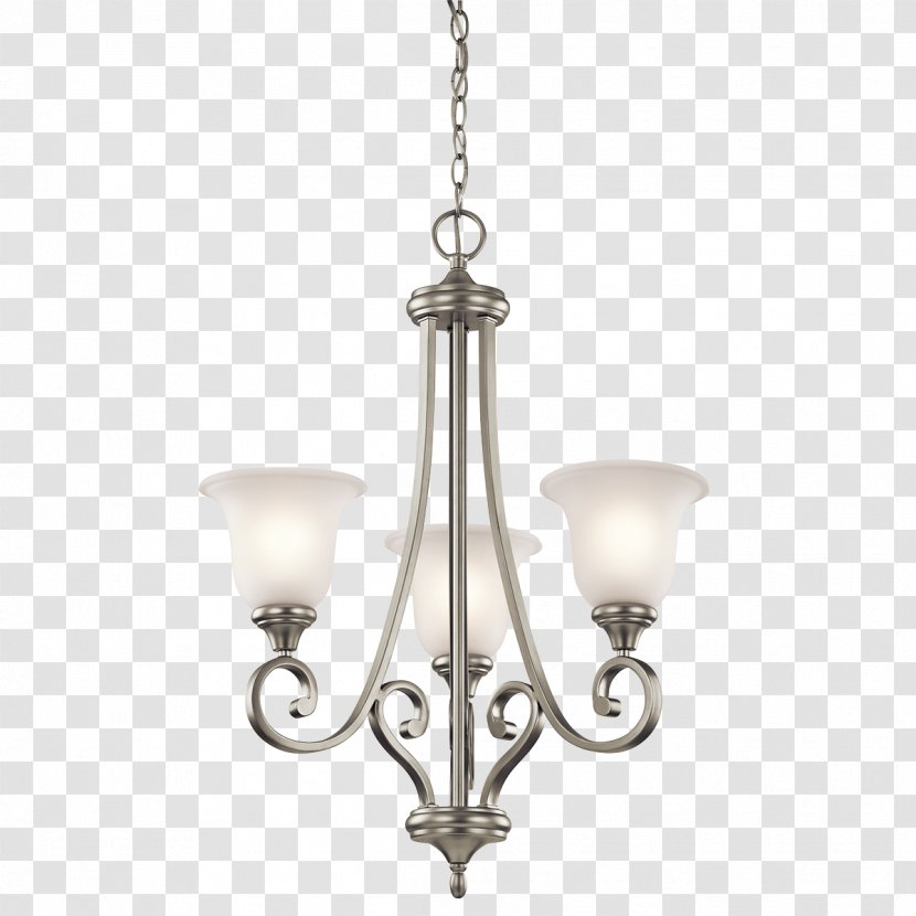 Lighting Chandelier Light Fixture Light-emitting Diode - Brushed Metal Transparent PNG