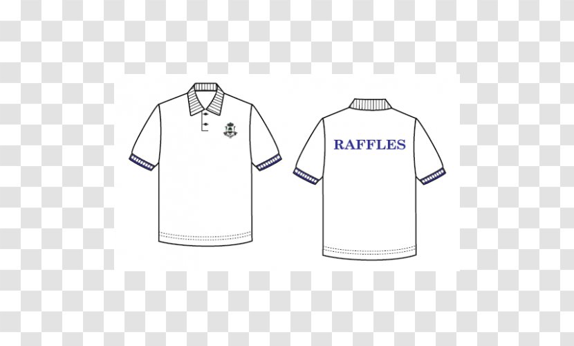 T-shirt Sports Fan Jersey Raffles Girls' School Polo Shirt Collar - Sportswear - Blue Uniform Transparent PNG