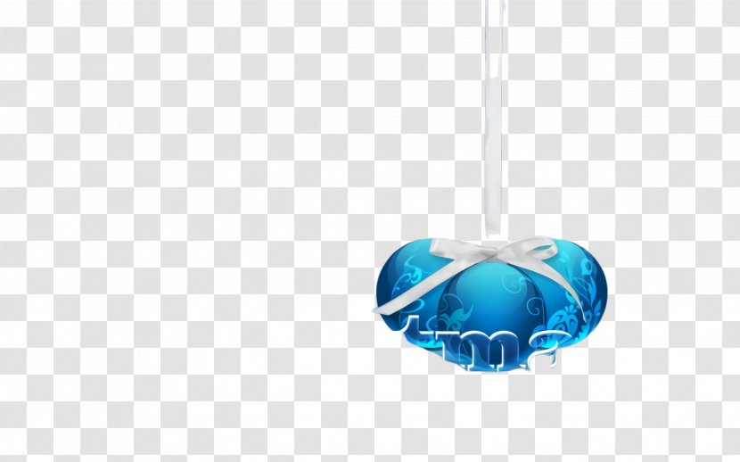 Turquoise Blue Aqua Teal Holiday Ornament - Logo Transparent PNG