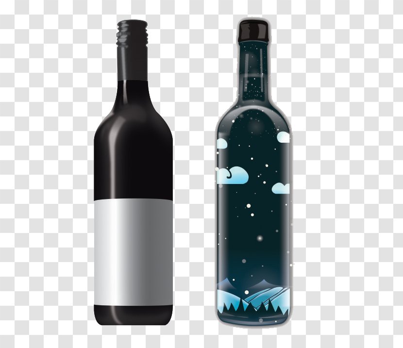 Wine Soft Drink Bottle Opener - Red Packaging Design Pictures Transparent PNG