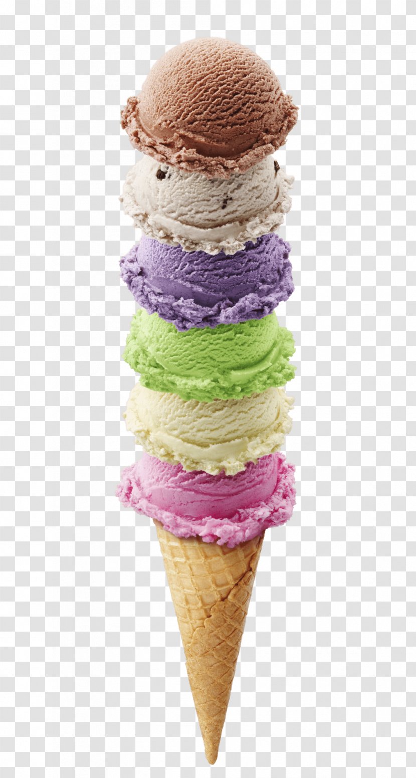 Ice Cream Cones Frozen Yogurt Gelato Transparent PNG