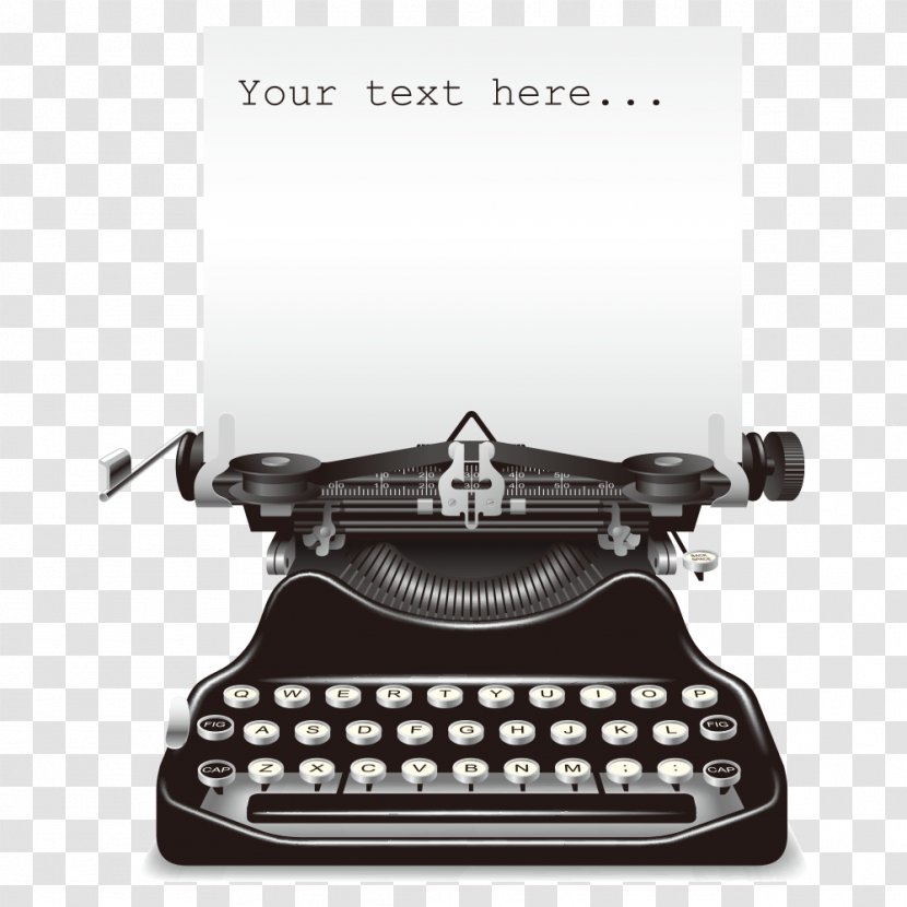 Typewriter Stock Photography Illustration - Printer Transparent PNG