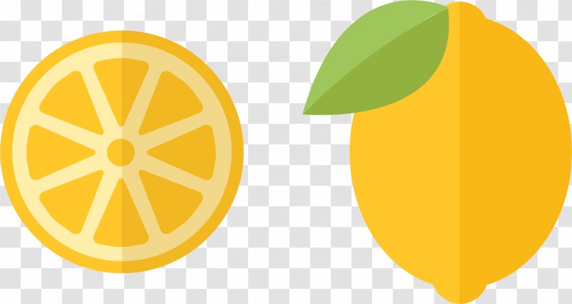 Lemon Citron Vegetarian Cuisine Yellow - Commodity - Overhead Transparent PNG