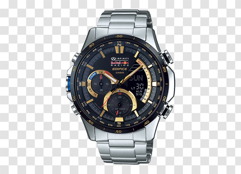 Casio Edifice Watch Chronograph Business - Metal Transparent PNG