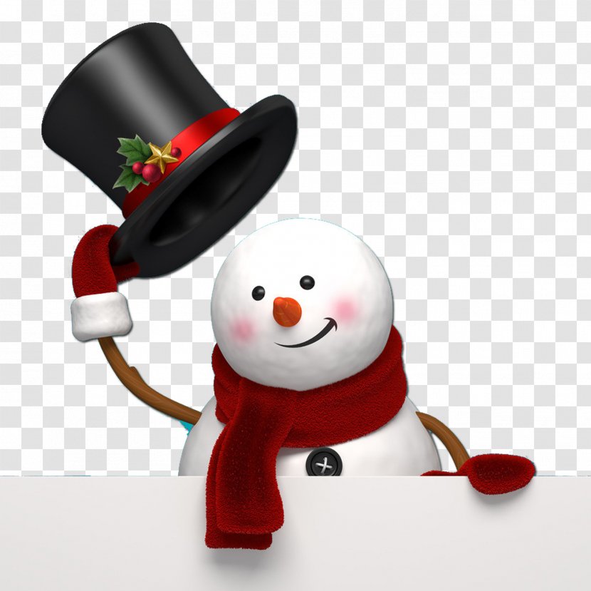 Snowman Stock Photography Illustration - Royaltyfree - Wearing A Hat Of Transparent PNG