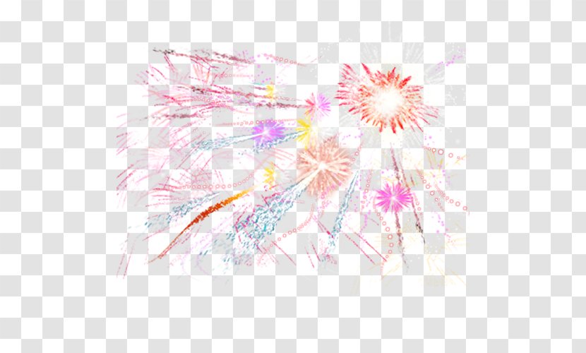 Fireworks Firecracker Chinese New Year - Petal Transparent PNG