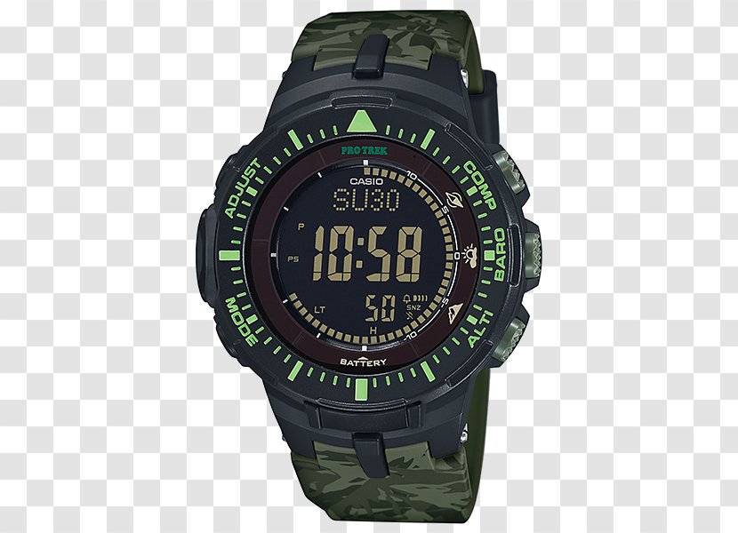 Pro Trek Casio Watch G-Shock Tough Solar - Discounts And Allowances Transparent PNG