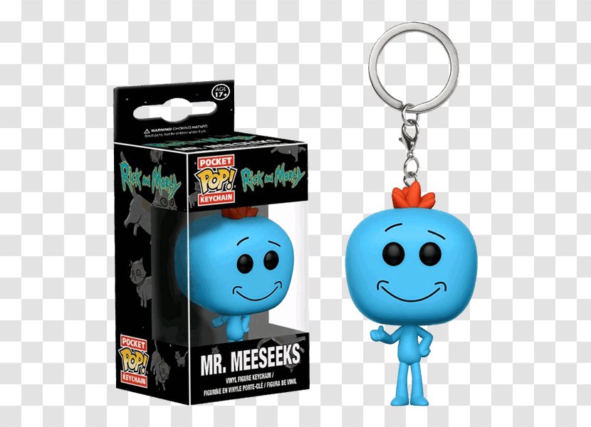 Meeseeks And Destroy Funko Key Chains Action & Toy Figures Morty Smith - Keychain Transparent PNG
