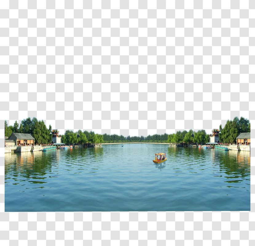 Download - Villa - Lakeside Town Transparent PNG