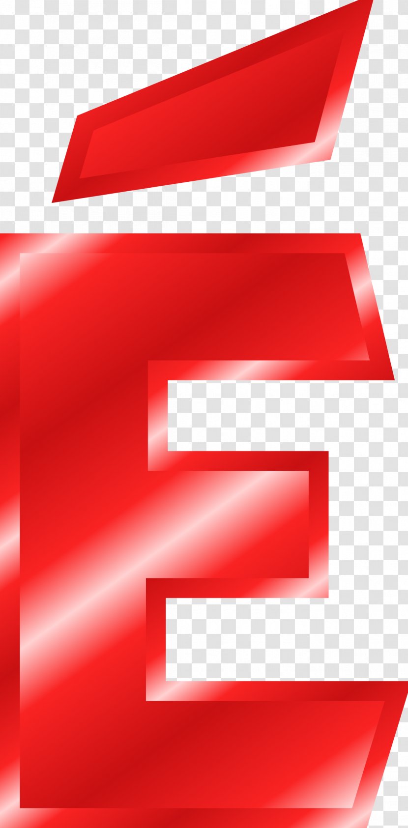 Letter Alphabet Clip Art - Red - E Transparent PNG