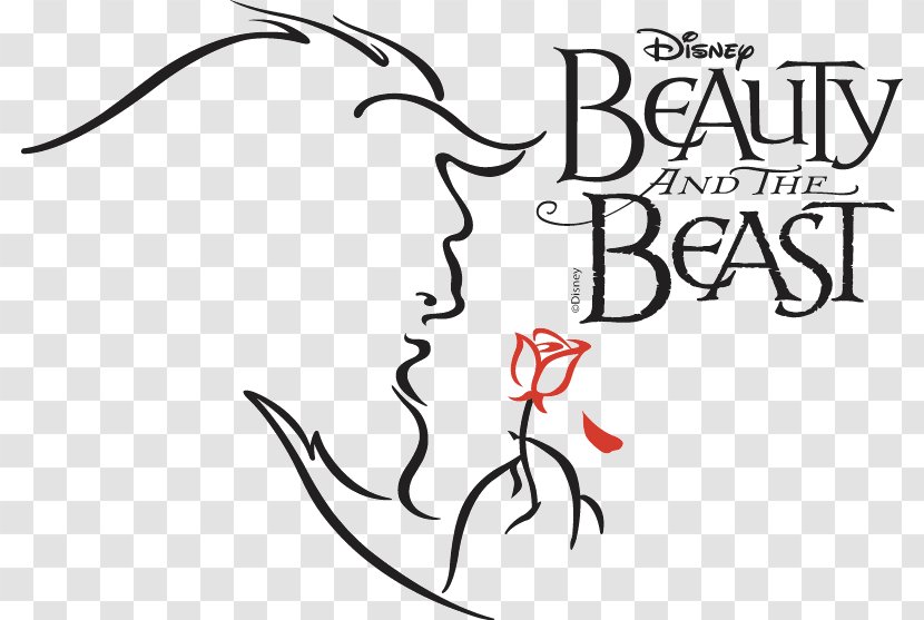 Beauty And The Beast Belle Ticket Broadway Theatre - Watercolor - Pic Transparent PNG