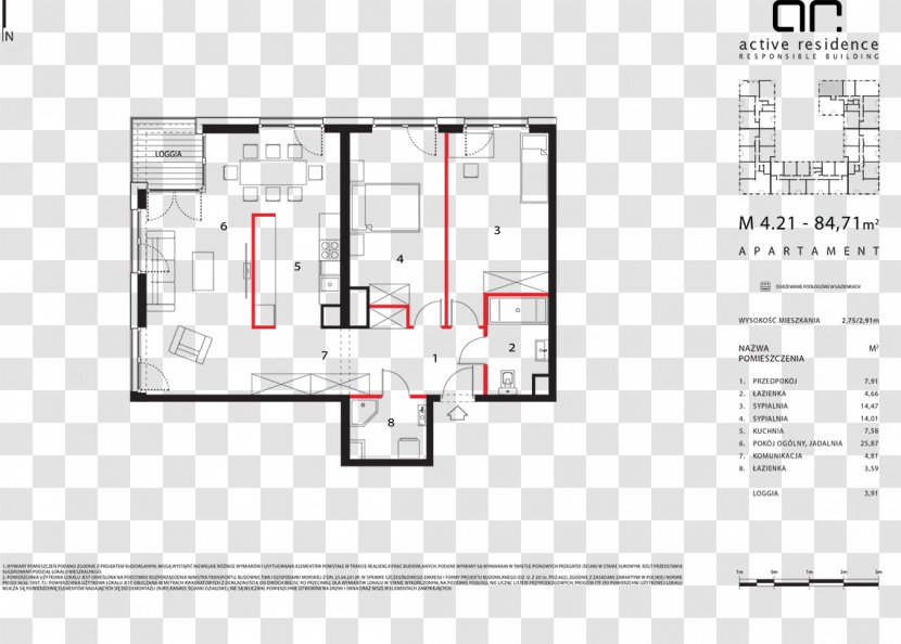 Floor Plan Line - Design Transparent PNG