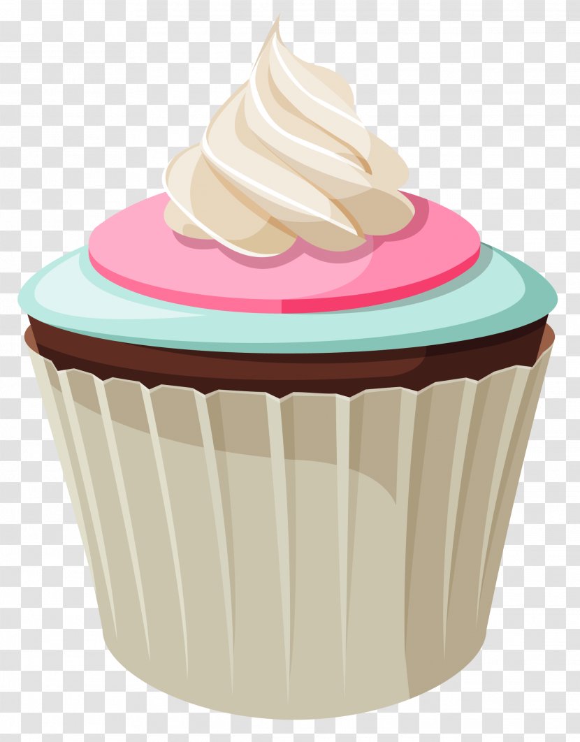 Birthday Cake Cupcake Chocolate Clip Art - Mini Clipart Picture Transparent PNG