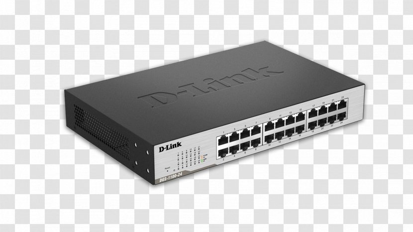 10 Gigabit Ethernet Network Switch Power Over D-Link DGS-1100-16 - Business Transparent PNG