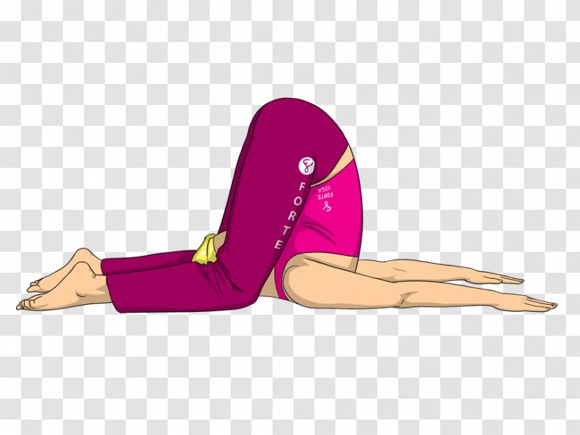 Karnapidasana Yoga Yogi Ardha Chandrasana - Cartoon Transparent PNG