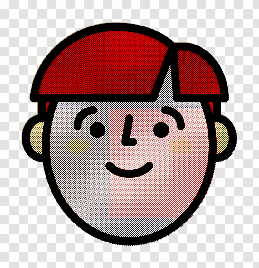 Happy People Icon Emoji Icon Boy Icon Transparent PNG