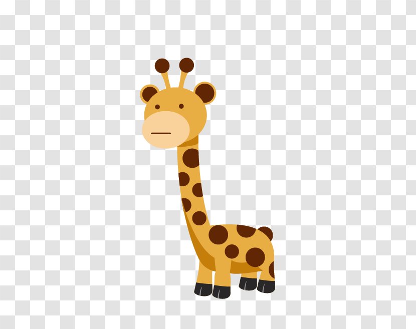 Giraffe Cartoon Clip Art - Neck Transparent PNG
