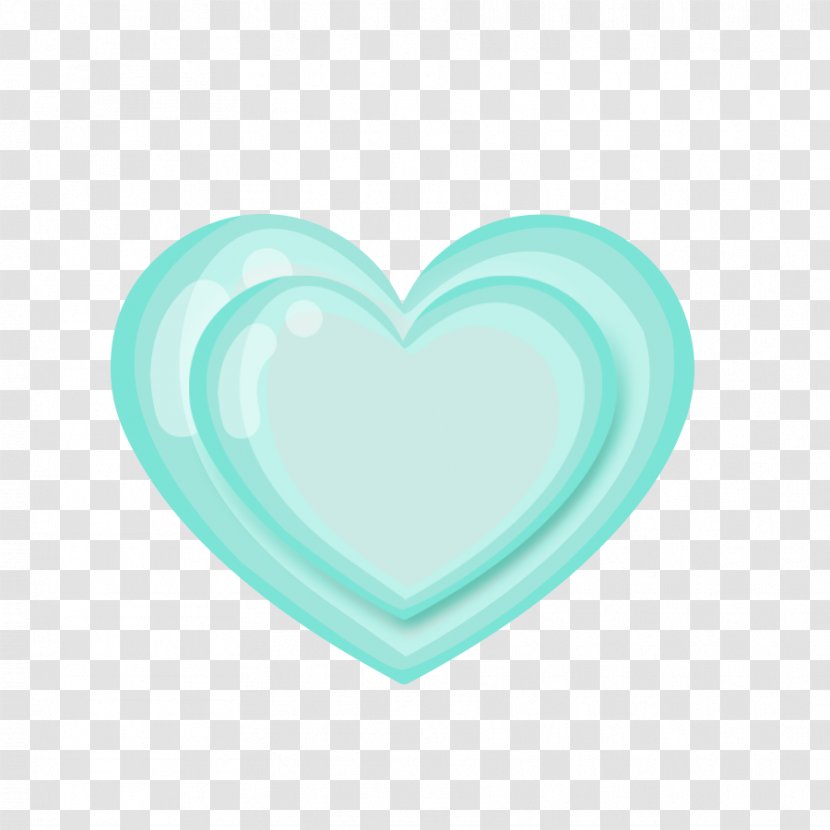 Heart Turquoise Wallpaper - Text - Blue Transparent PNG