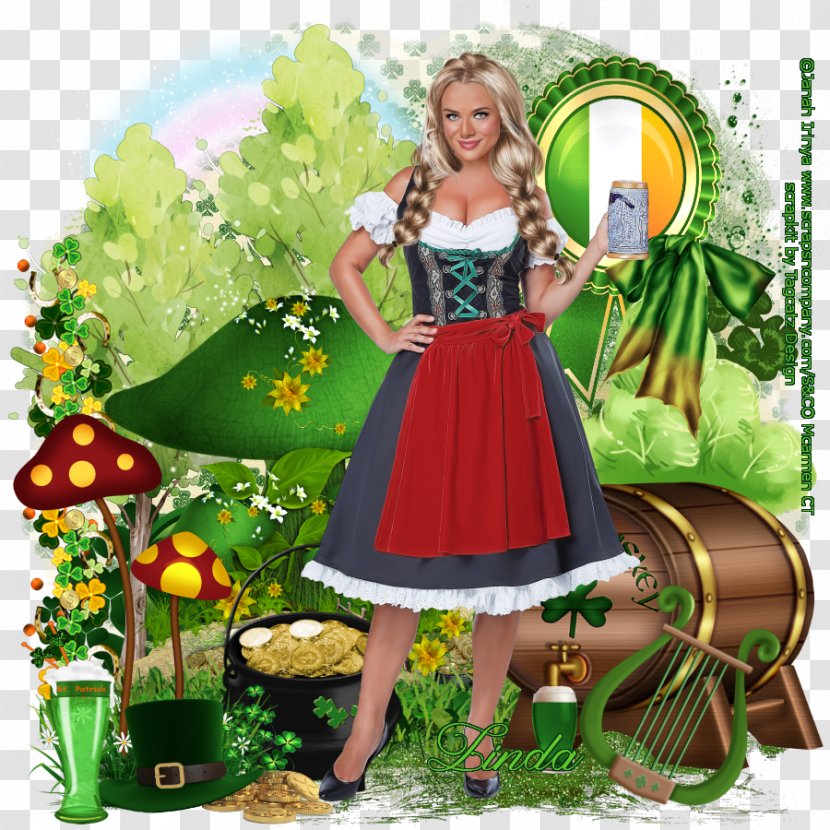 Oktoberfest Green Costume Fräulein - Fraulein Transparent PNG