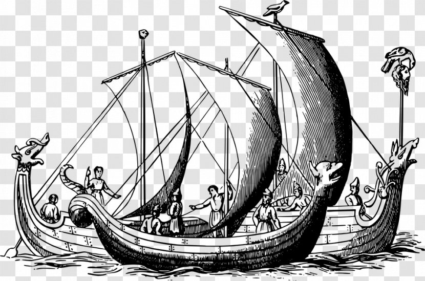 Anglo-Saxons Illustration - Anglosaxons - Dragon Boat Race Transparent PNG