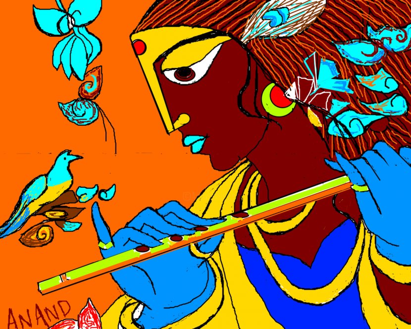 Visual Arts Artist Work Of Art Contemporary Gallery - Fictional Character - Radha Krishna Transparent PNG