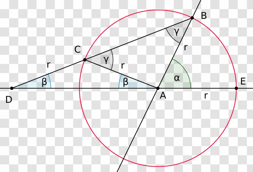 Triangle Angle Trisection Geometry Compass-and-straightedge Construction - Compass Transparent PNG