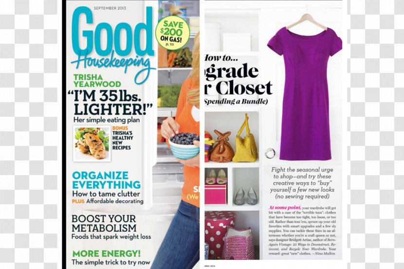 Advertising Magazine Brand Good Housekeeping - I've Been Born Again Transparent PNG