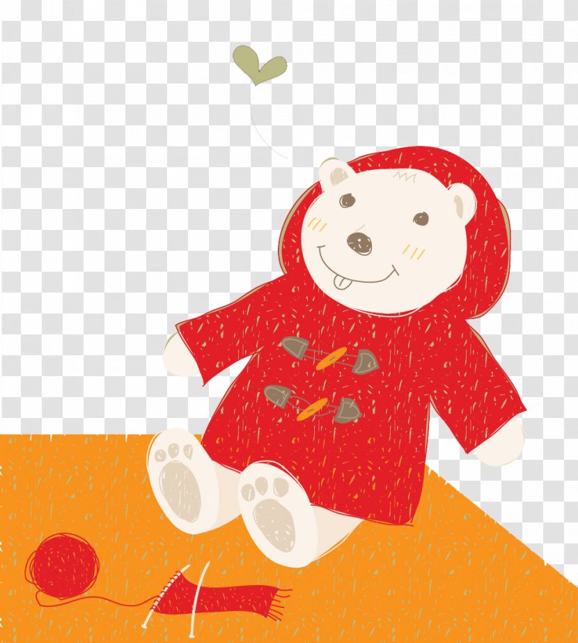 Bear Illustration - Cartoon Transparent PNG