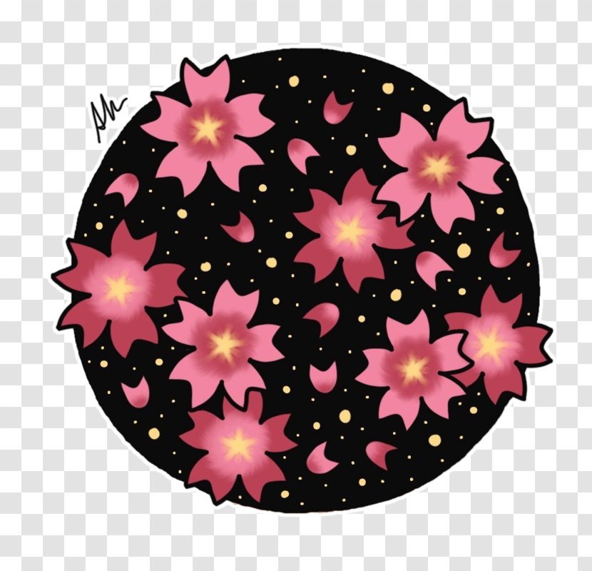 Pink M RTV - Flower - Nightsky Transparent PNG