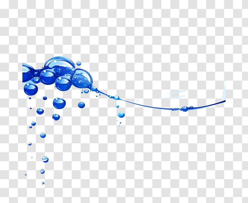 Water Drop Blue Clip Art - Bubble - Ripples Transparent PNG