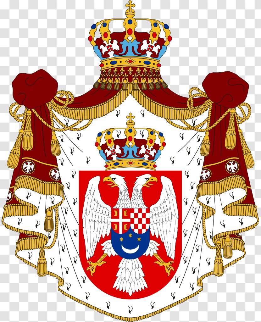 Kingdom Of Serbia Yugoslavia Socialist Federal Republic Coat Arms - Emblem - Serbian Flag Transparent PNG
