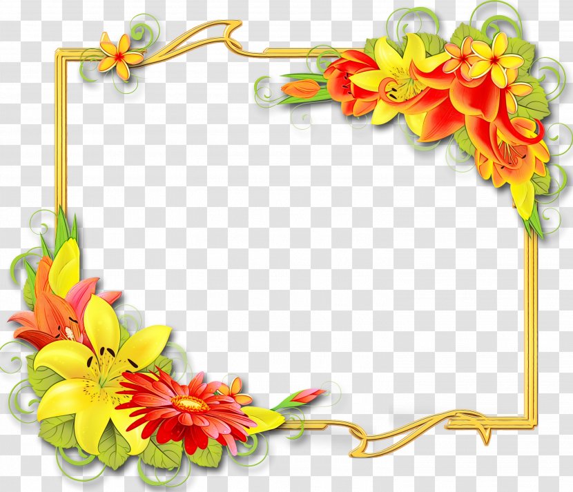 Floral Background Frame - Plant - Lei Interior Design Transparent PNG