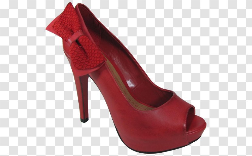Shoe Heel Sandal - Red Transparent PNG