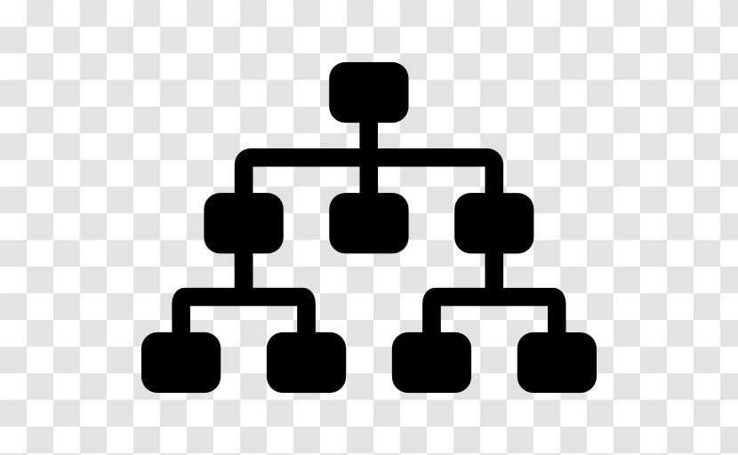Hierarchical Organization Icon Design - Area Transparent PNG