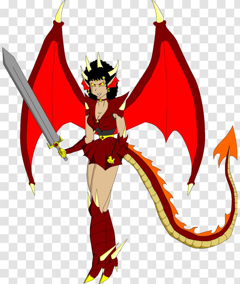 Dragon DeviantArt Tiamat - Cartoon Transparent PNG