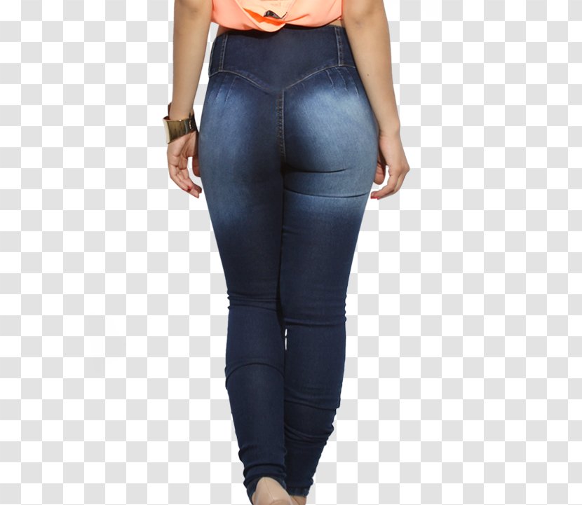 Waist Jeans Denim Leggings - Tree Transparent PNG