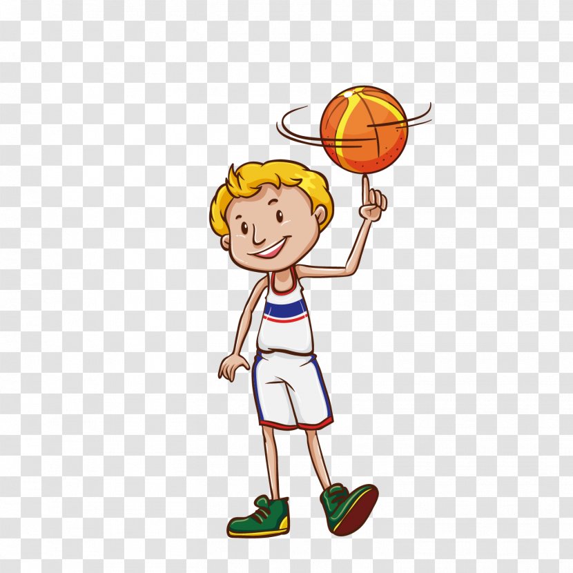 Basketball Royalty-free Clip Art - Heart - Vector Cartoon Boy Street Illustration Transparent PNG